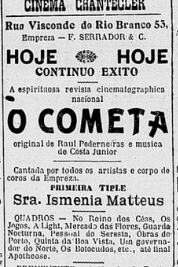 Poster de Curta O Cometa (1910)