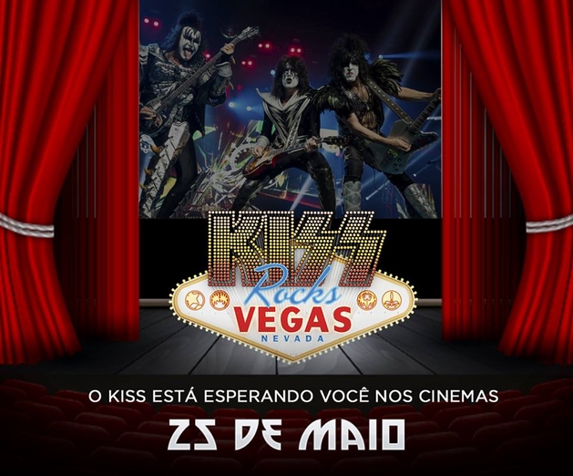 Kiss: show histórico tem exibição simultânea em 30 salas de cinema do Brasil