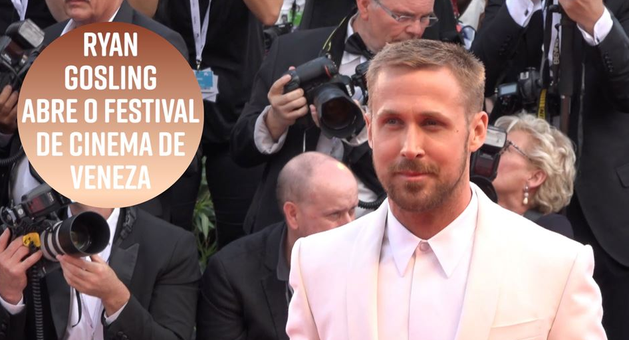 Ryan Gosling apresenta seu novo filme com o diretor de La La Land