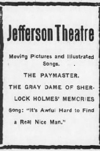 Poster de Curta Sherlock Holmes VI (1909)