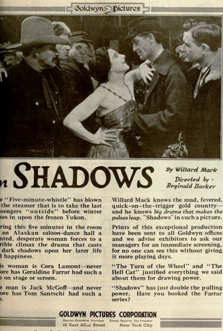 Poster 1 de Filme Sombras do Passado (1919)