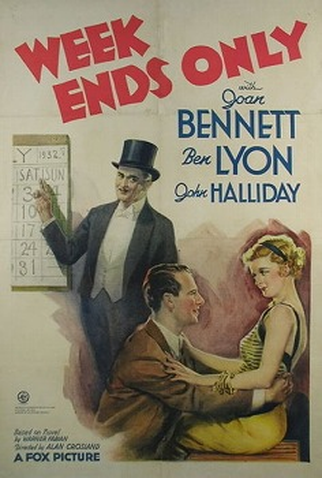 Poster 1 de Filme Week Ends Only (1932)