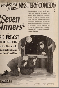 Os 7 Pecadores - Poster / Capa / Cartaz - Oficial 1