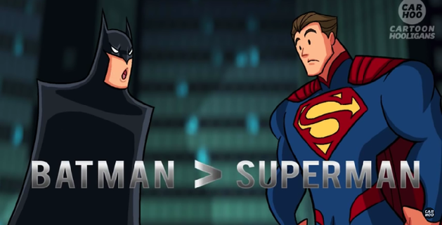 Superman pergunta ao Batman porque o nome dele vem primeiro em “Batman vs Superman”