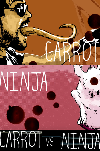 Poster de Curta Carrot vs ninja (2011)