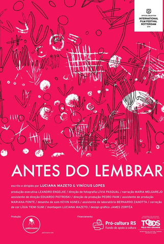 Poster 1 de Curta Antes do Lembrar (2017)