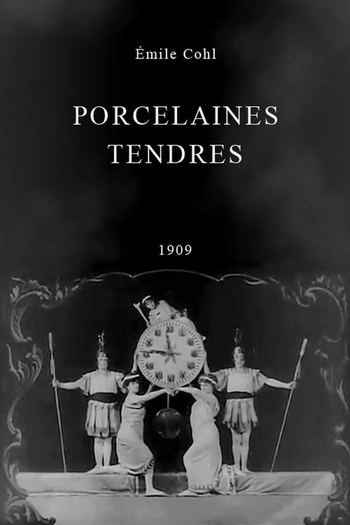 Poster de Curta Porcelaines tendres (1909)
