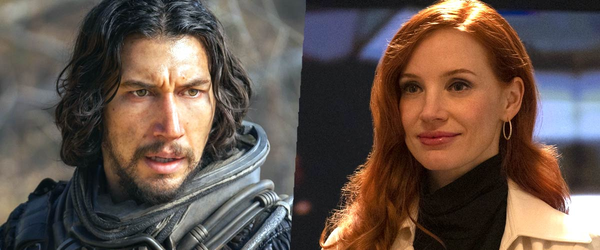 Adam Driver e Jessica Chastain são confirmados em The Dealer, nova série da Apple Tv
