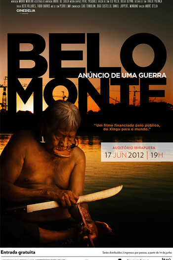 Poster de Filme Belo Monte, Anúncio de uma Guerra (2012)