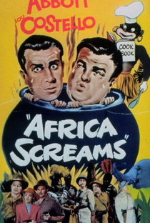 Abbott & Costello Numa Aventura na África - Poster / Capa / Cartaz - Oficial 1