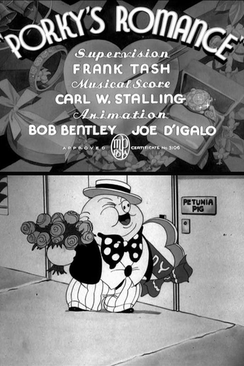 Poster de Curta Porky's Romance (1937)