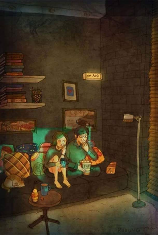 Poster 1 de Curta Eu Simplesmente Gosto de Estar com Você (2017)