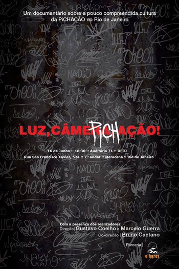 Poster de Filme Luz, Câmera, Pichação (2011)