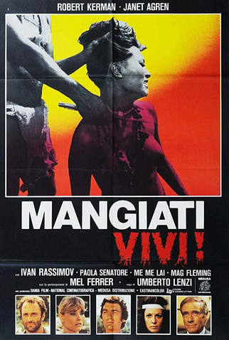 Poster 2 de Filme Vivos Serão Devorados (1980)