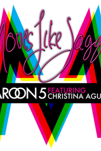 Maroon 5 Feat. Christina Aguilera: Moves Like Jagger - Poster / Capa / Cartaz - Oficial 1