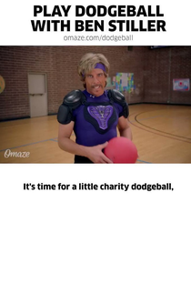 Play Dodgeball with Ben Stiller - Poster / Capa / Cartaz - Oficial 1