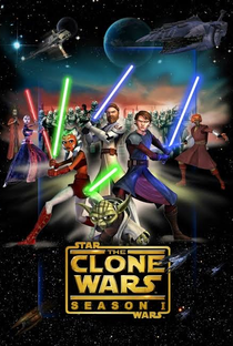 Star Wars: The Clone Wars (1ª Temporada) - Poster / Capa / Cartaz - Oficial 1