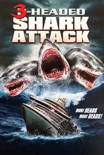 O Ataque do Tubarão de 3 Cabeças - Poster / Capa / Cartaz - Oficial 3
