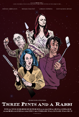 Poster 1 de Filme Three Pints and a Rabbi (2021)