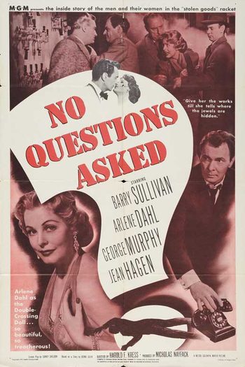 Poster de Filme No Questions Asked (1951)