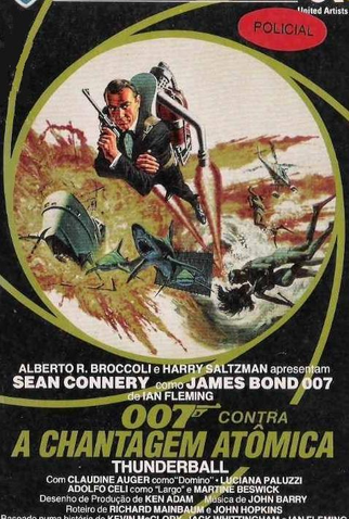 Poster 3 de Filme 007 Contra a Chantagem Atômica (1965)