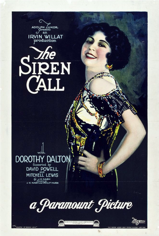 Poster 1 de Filme The Siren Call (1922)