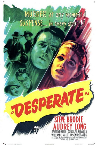 Poster 1 de Filme Desesperado (1947)