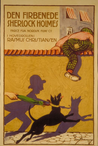 Poster 1 de Curta Four-legged Sherlock Holmes (1918)