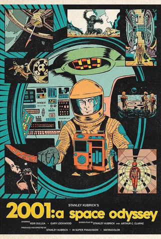 Poster 53 de Filme 2001: Uma Odisseia no Espaço (1968)
