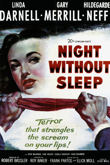 Poster de Filme Night Without Sleep (1952)