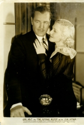 Poster 1 de Filme The Defense Rests (1934)