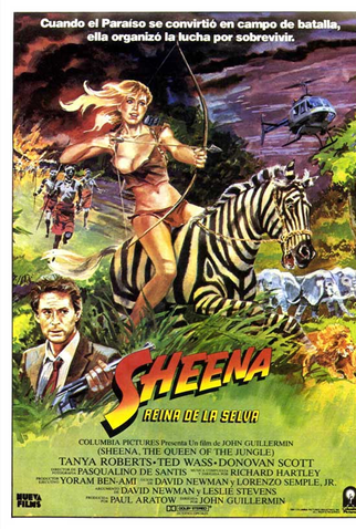Poster 4 de Filme Sheena, A Rainha da Selva (1984)