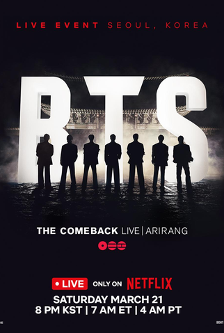 Poster 1 de Filme BTS the Comeback Live: Arirang (2026)