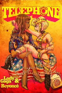 Lady Gaga feat. Beyoncé: Telephone - Poster / Capa / Cartaz - Oficial 3