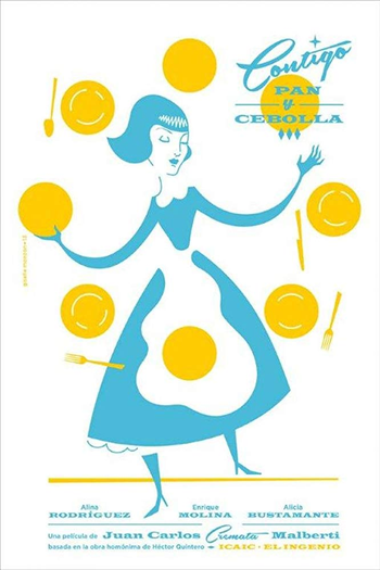 Poster de Filme Contigo, Pan y Cebolla (2014)