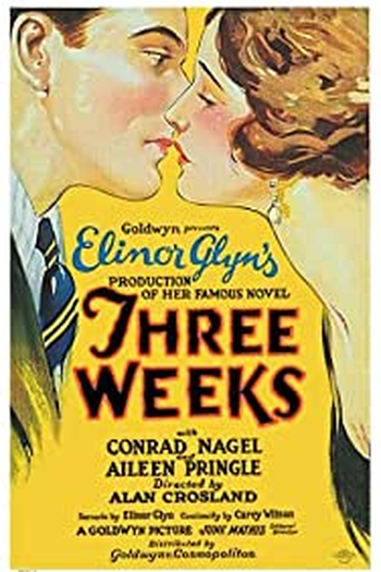 Poster de Filme Três Semanas (1924)