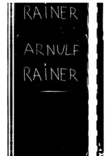 Arnulf Rainer - Poster / Capa / Cartaz - Oficial 1