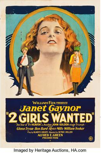 Poster de Filme Precisa-se de Duas Moças (1927)