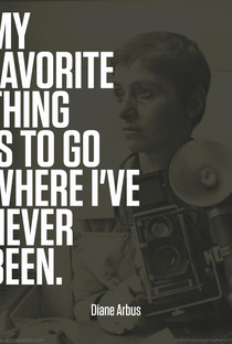 Going Where I've Never Been: The Photography of Diane Arbus - Poster / Capa / Cartaz - Oficial 2