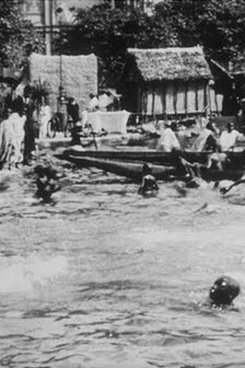 Poster de Curta Baignade de nègres (1896)