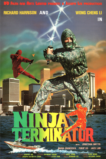 Poster de Filme Ninja Terminator (1986)