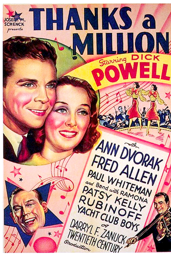 Poster de Filme Mil Vezes Obrigado (1935)