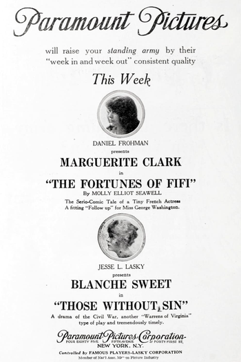 Poster de Filme The Fortunes of Fifi (1917)