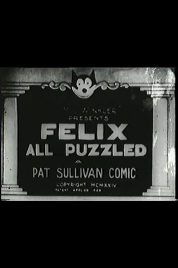 Poster de Curta Felix All Puzzled (1925)
