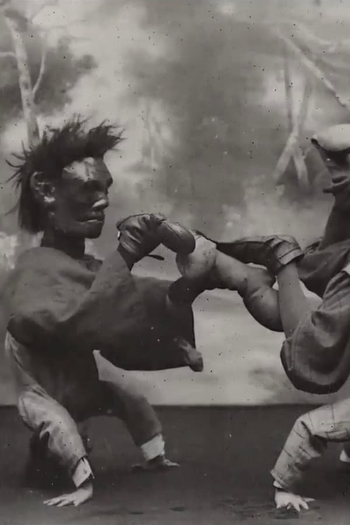 Poster de Curta Upside-Down Boxers (1898)