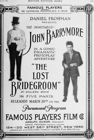 Poster 1 de Filme The Lost Bridegroom (1916)