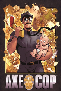 Axe Cop (1ª Temporada) - Poster / Capa / Cartaz - Oficial 1