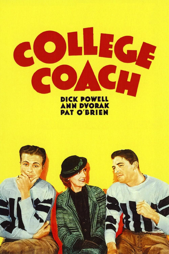 Poster de Filme College Coach (1933)