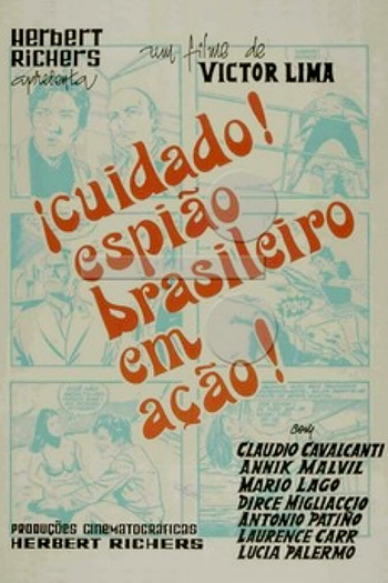Poster de Filme Cuidado, Espião Brasileiro em Ação! (1966)