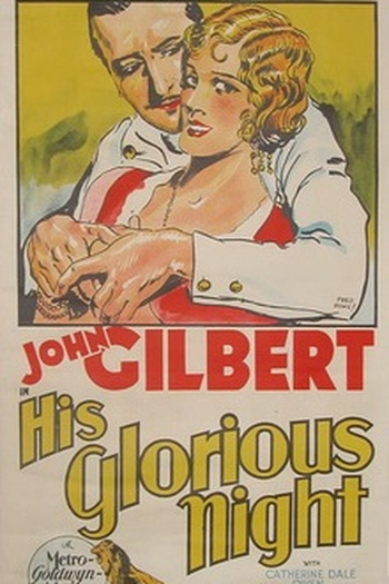 Poster de Filme His Glorious Night (1929)